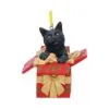 Present Cat Hanging Ornament (LP) 9cm