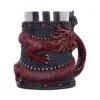 b5884v2-3.webp Dragon Coil Tankard Red 16cm