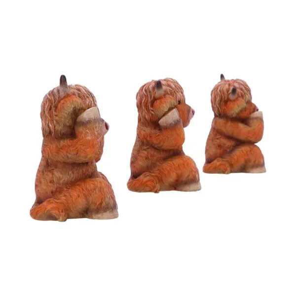 b6047w2-3.webp Three Wise Highland Cows 9.6cm