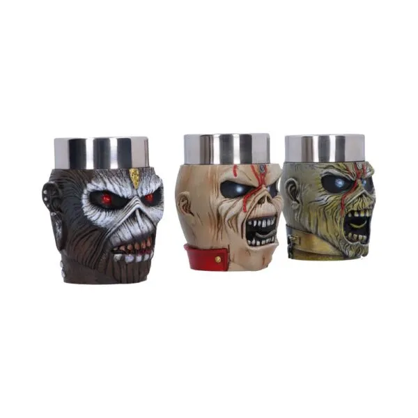 b6341x3-3.webp Iron Maiden Eddie Shot Glass Set 9cm (Set of 3)