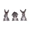 b6350x3.webp Three Wise Donkeys 11cm