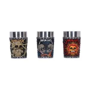 Metallica Shot Glass set 8.5cm (Set of 3)