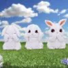 Three Wise Bunnies 9cm