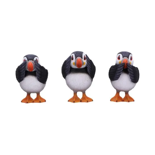 b6921c24.webp Three Wise Puffins 9cm