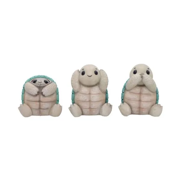 Three Wise Tortoises 8cm