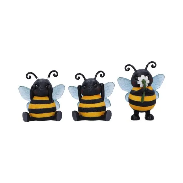b7023m25.webp Three Wise Bees 9.5cm