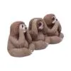 Three Wise Sloths 8cm