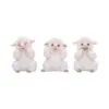Three Wise Sheep 8.5cm