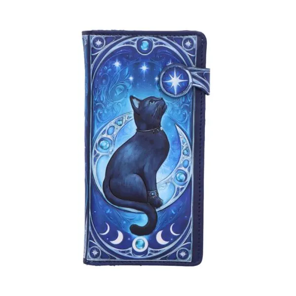 b7093b25.webp Feline Constellation Embossed Purse 18.5cm