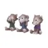 Three Wise Werewolves 7.5cm
