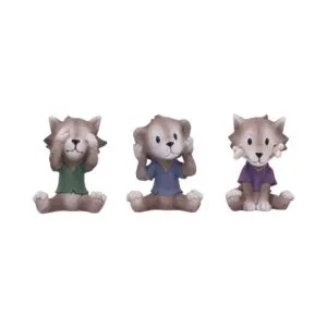Three Wise Werewolves 7.5cm
