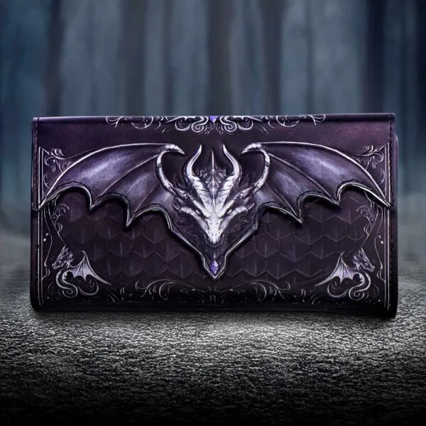 Dragon Scale Embossed Purse 18.5cm