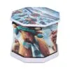 Winter Highland Cows Foldable Lamp 21cm