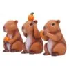 Three Wise Capybaras 10.5cm