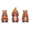Three Wise Capybaras 10.5cm