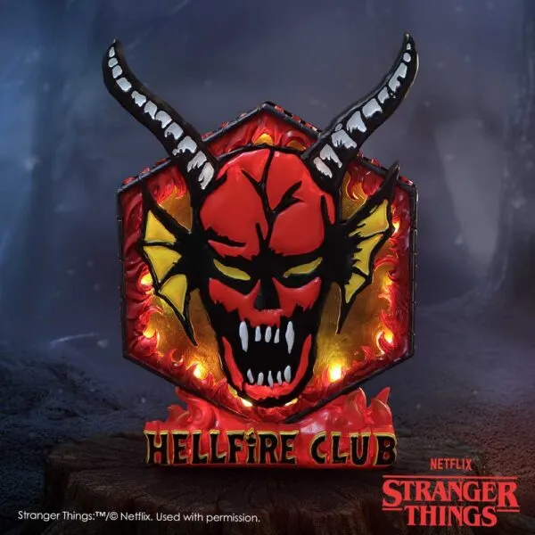 Stranger Things Hellfire Club Lamp