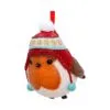 Robin Winter Bobble Hanging Ornament