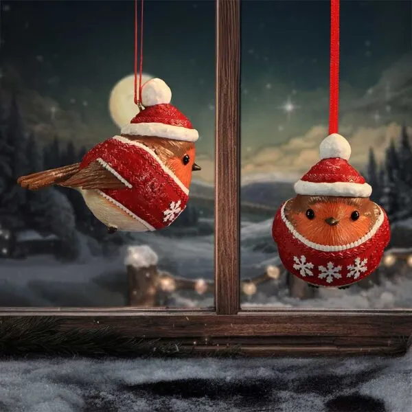 Robin Winter Warmth Hanging Ornament
