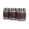 One Piece Barrel Shot Glass Set (Set of 3) 8.2cm