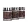 One Piece Barrel Shot Glass Set (Set of 3) 8.2cm