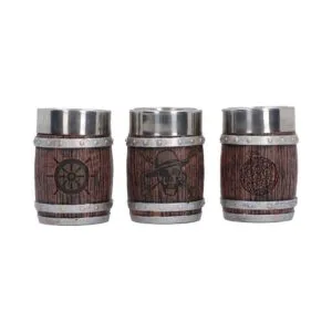 One Piece Barrel Shot Glass Set (Set of 3) 8.2cm
