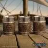One Piece Barrel Shot Glass Set (Set of 3) 8.2cm