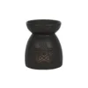 Black Pentagram Cut Out Oil Burner