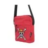 One Piece Luffy Jolly Roger Crossbody Bag (Red) 22.8cm