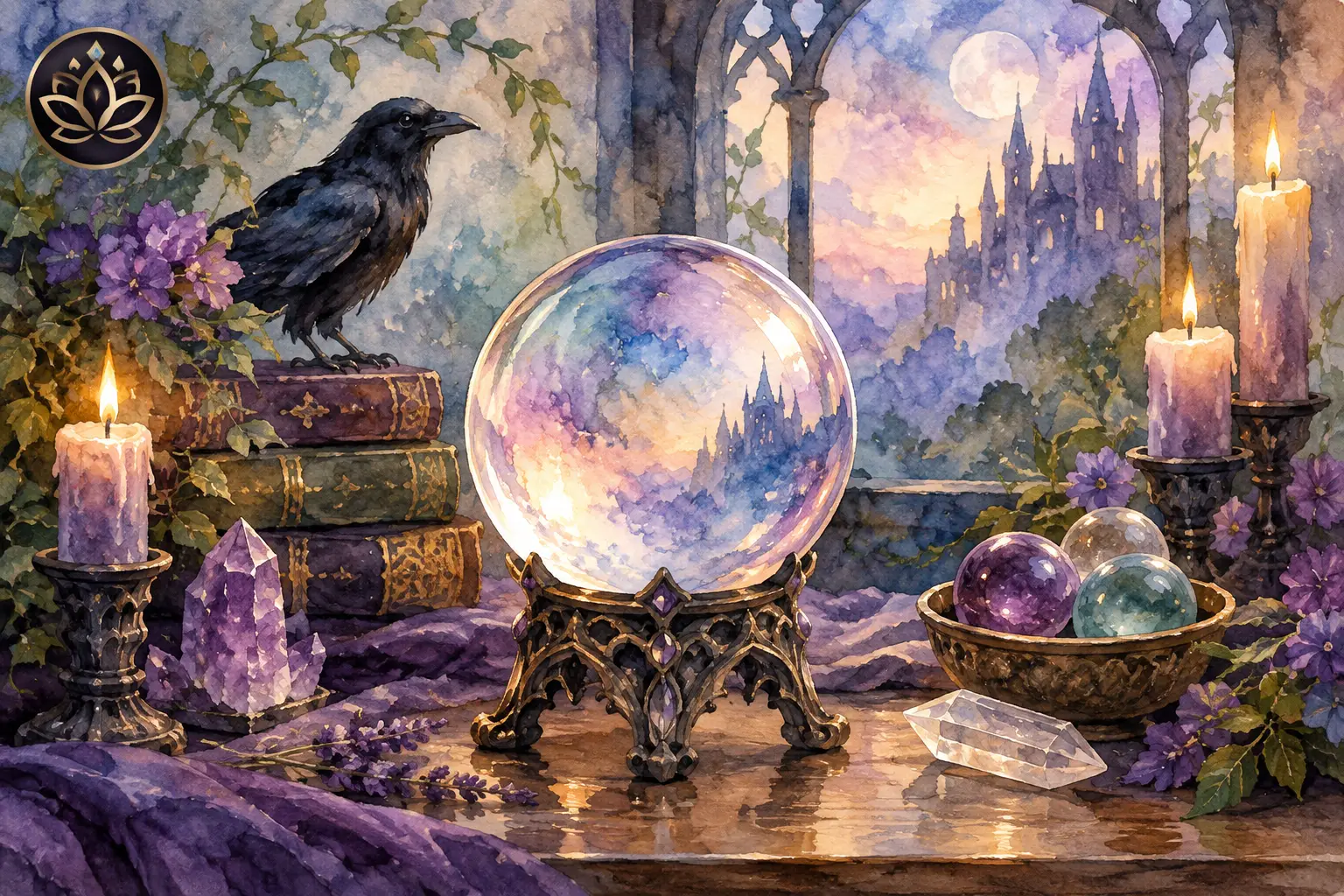 Crystal Balls for Magical Gifts and Gothic Homes