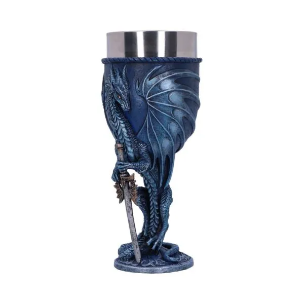 Sea Blade Goblet by Ruth Thompson 17.8cm