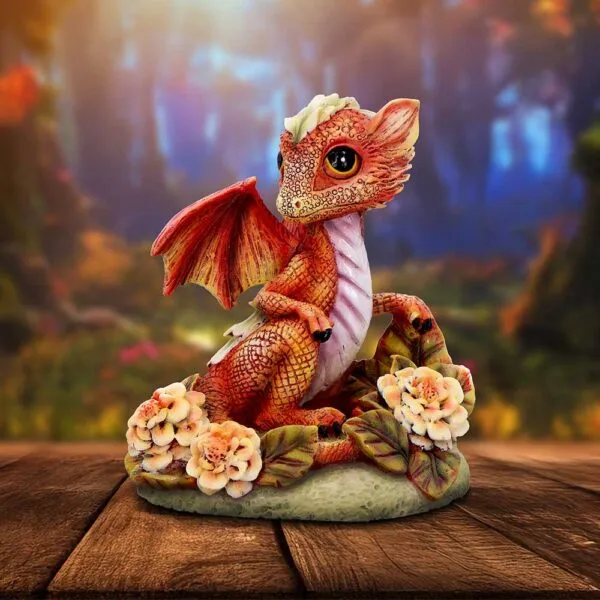 Marigold Flower Dragon 11cm