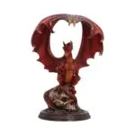 Ember King Dragon Figurine | Fire Dragon Decor