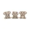 Three Baby Elephants 8cm