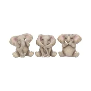 Three Baby Elephants 8cm