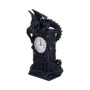 now114.webp Duelling Dragons Clock (26cm)
