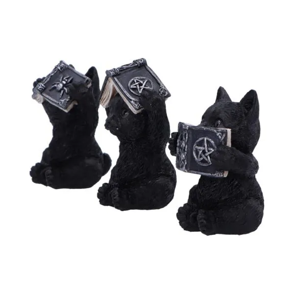 u6717a24-1.webp Three Wise Spell Cats 8.5cm