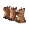 u6722a24-1.webp Three Wise Foxes 8.5cm