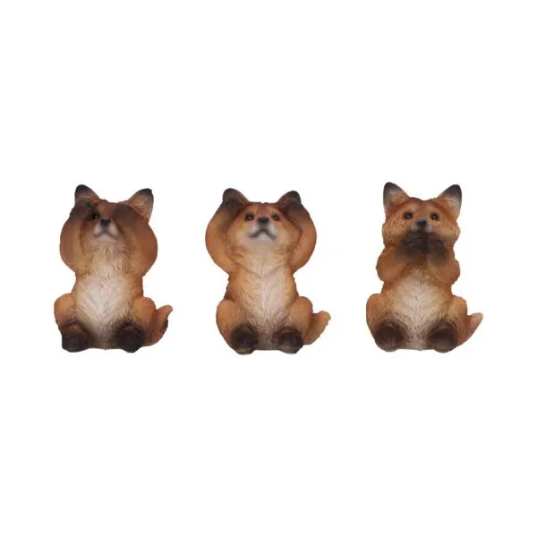 u6722a24.webp Three Wise Foxes 8.5cm