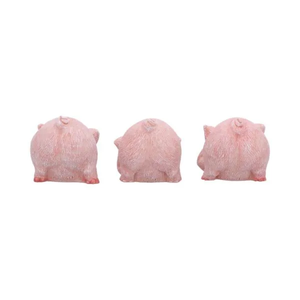u7234c25-2.webp Three Wise Playful Pigs 8.4cm