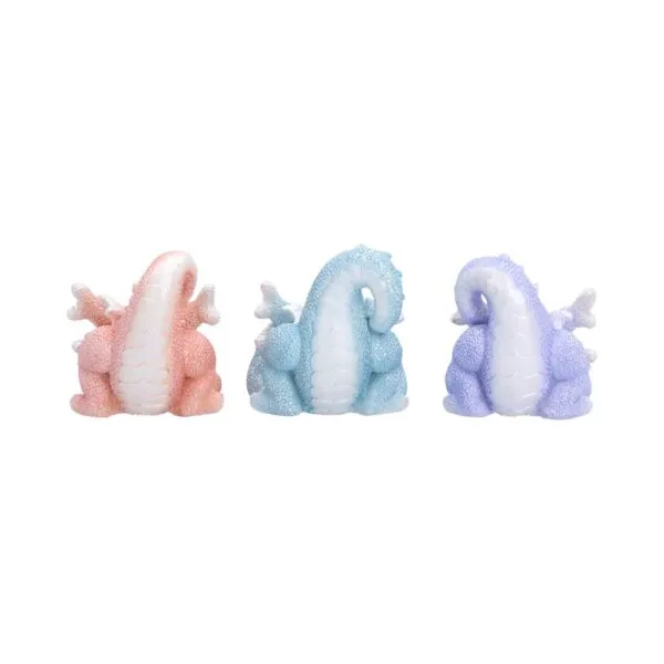 Three Wise Coralscale Dragonlings 5.8cm