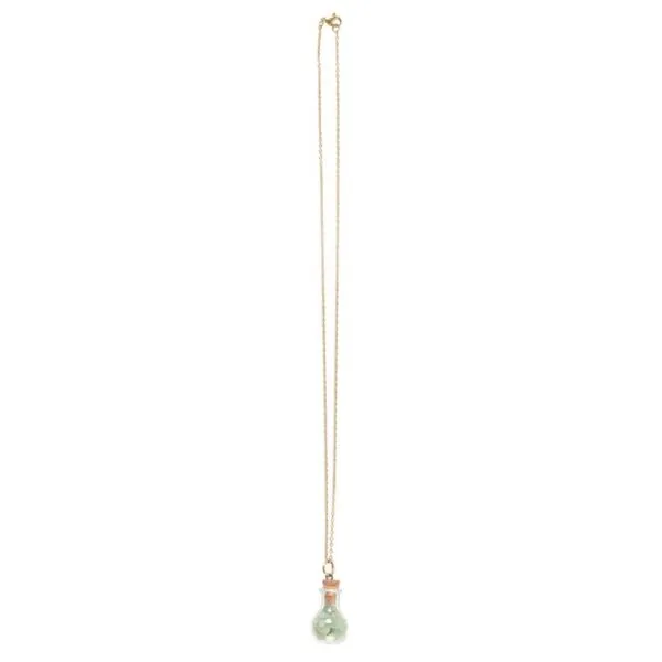 Green Witch Aventurine Potion Bottle Necklace